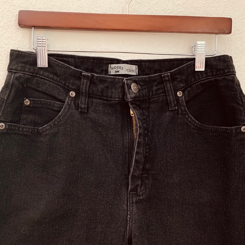 Black Riders by Lee Cut Hem Jeans